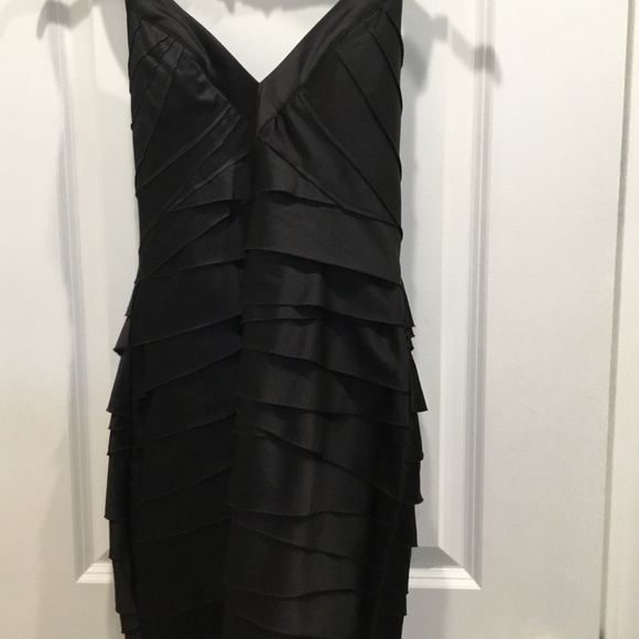 bebe Dresses & Skirts - Bebe black Halter cocktail dress.  Size medium